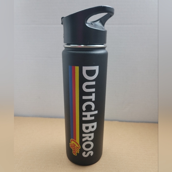 Dutch Bros. 20oz. Slim Black Tumbler - New - Picture 1 of 8